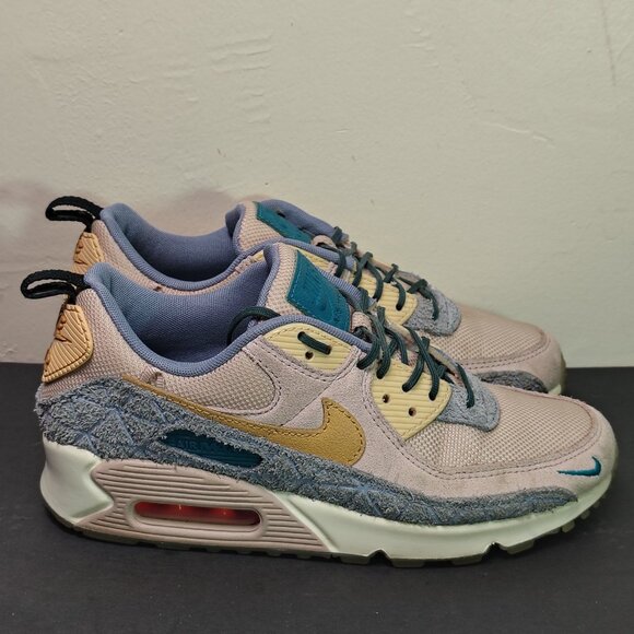 Nike Air Max DM6438-292 Womens Size 7.5 90 SE Fossil Stone Ashen Slate Coconut - Picture 9 of 11